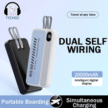 PD Power Bank 20000mAh With 22.5W Superfast Charging Power Bank Techgo 