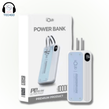 PD Power Bank 10000mAh With 22.5W Superfast Charging Power Bank Techgo 